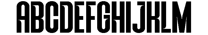 NEXORA Semi Expanded Font UPPERCASE