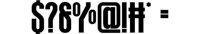 NEXORA Ultra Expanded Font OTHER CHARS