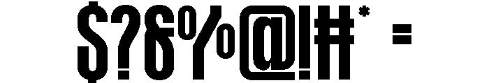 NEXORA-UltraExpanded Font OTHER CHARS