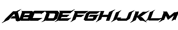 NEXROID Font UPPERCASE