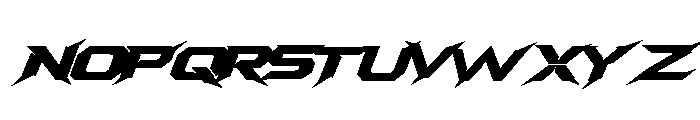 NEXROID Font UPPERCASE