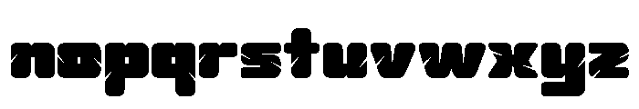 NEZOX-Regular Font LOWERCASE