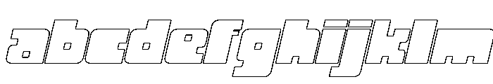 Neba Oblique Outline FONT