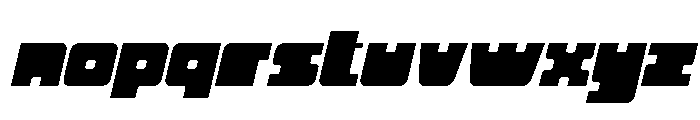 Neba Oblique Font LOWERCASE