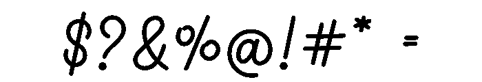 Nebraska Bridge Font OTHER CHARS