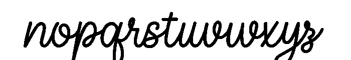 Nebraska Bridge Font LOWERCASE