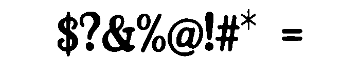 Nebraska Font OTHER CHARS
