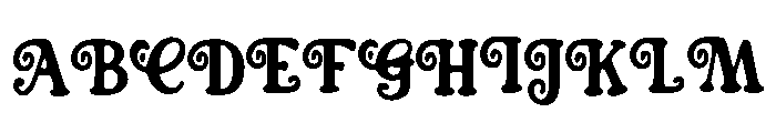 Nebraska Font UPPERCASE
