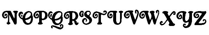Nebraska Font UPPERCASE