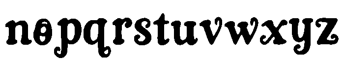Nebraska Font LOWERCASE