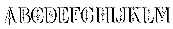 Nebulan Star Regular Font UPPERCASE