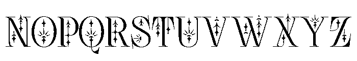 Nebulan Star Regular Font UPPERCASE