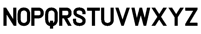Nebuliner Black Font LOWERCASE