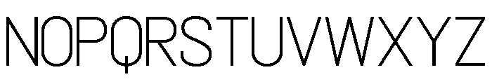 Nebuliner Light Font UPPERCASE