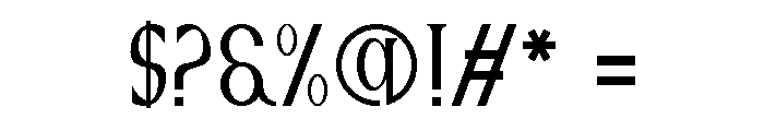 Nedogta Font OTHER CHARS