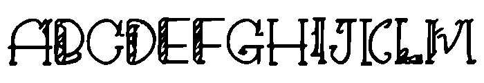 Needle Font UPPERCASE