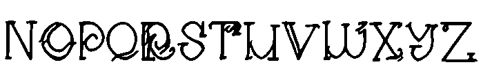 Needle Font UPPERCASE