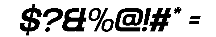 Nefasta Italic Font OTHER CHARS