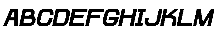 Nefasta Italic Font UPPERCASE