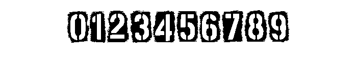 Negative Space Army Ste Regular Font OTHER CHARS