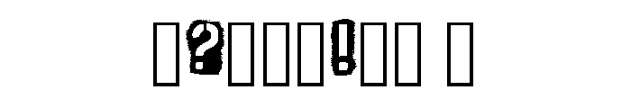 Negative Space Army Ste Regular Font OTHER CHARS