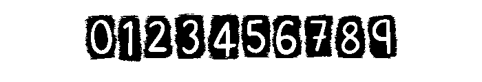 Negative Space Grunge B Regular Font OTHER CHARS