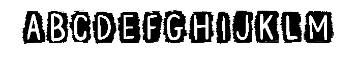 Negative Space Grunge B Regular FONT