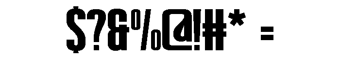 Negial Regular Font OTHER CHARS