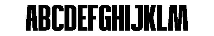 Negial Regular Font UPPERCASE
