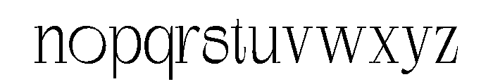Negkomis Regular Font LOWERCASE