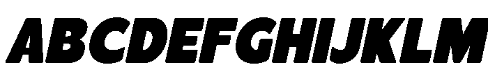 Negula Oblique Font UPPERCASE