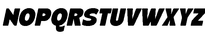 Negula Oblique Font UPPERCASE