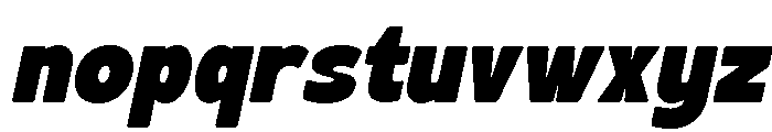 Negula Oblique Font LOWERCASE