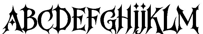 Neivak Font UPPERCASE
