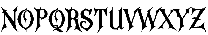 Neivak Font UPPERCASE