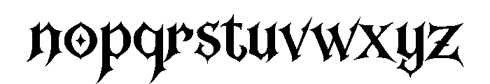 Neivak Font LOWERCASE