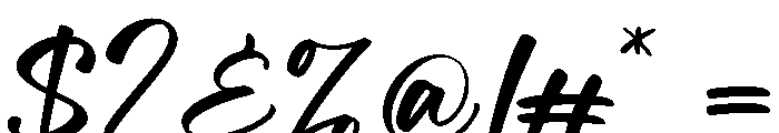 Nelagone Marker Regular Font OTHER CHARS
