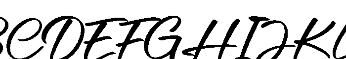 Nelagone Marker Regular Font UPPERCASE