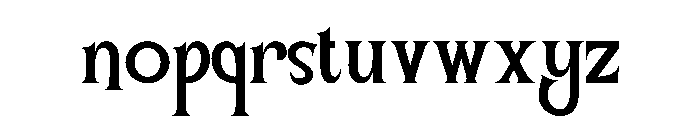 Nelho Quon Font LOWERCASE