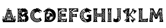 Nelia Regular Font UPPERCASE