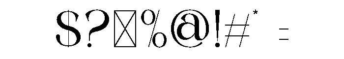 Nelina Font OTHER CHARS