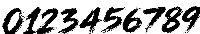 Nelyx Brush Font OTHER CHARS