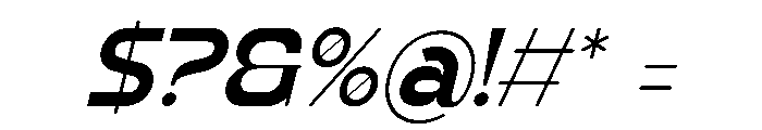 Nemilar Italic Font OTHER CHARS