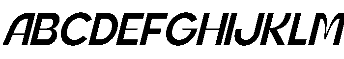 Nemilar Italic Font UPPERCASE
