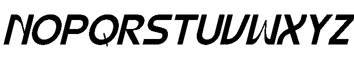 Nemilar Italic Font UPPERCASE