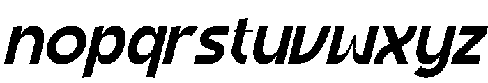 Nemilar Italic Font LOWERCASE