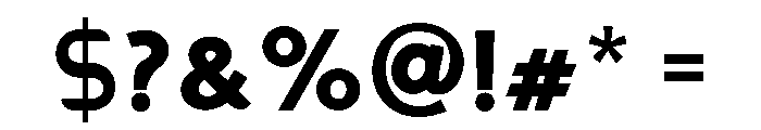 Nemuz-Regular Font OTHER CHARS
