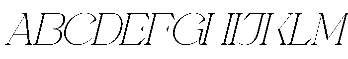 Neo Joel Italic Font UPPERCASE