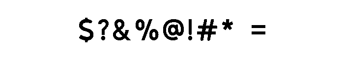 Neo Majora Regular Font OTHER CHARS