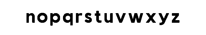 Neo Majora Regular Font LOWERCASE